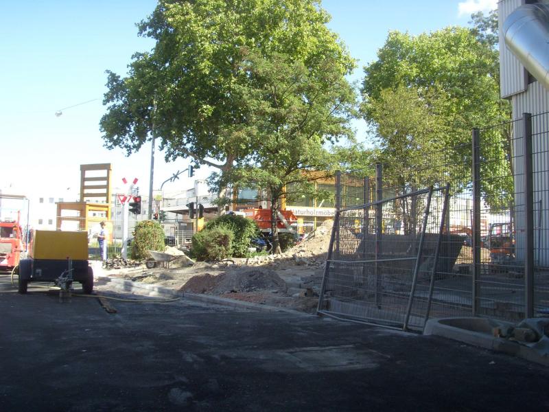 Schott AG Mainz - Neubau Parkplatz, Zufahrt